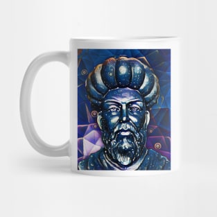 Ibn al Nafis Dark Night Portrait | Ibn al Nafis Artwork 5 Mug